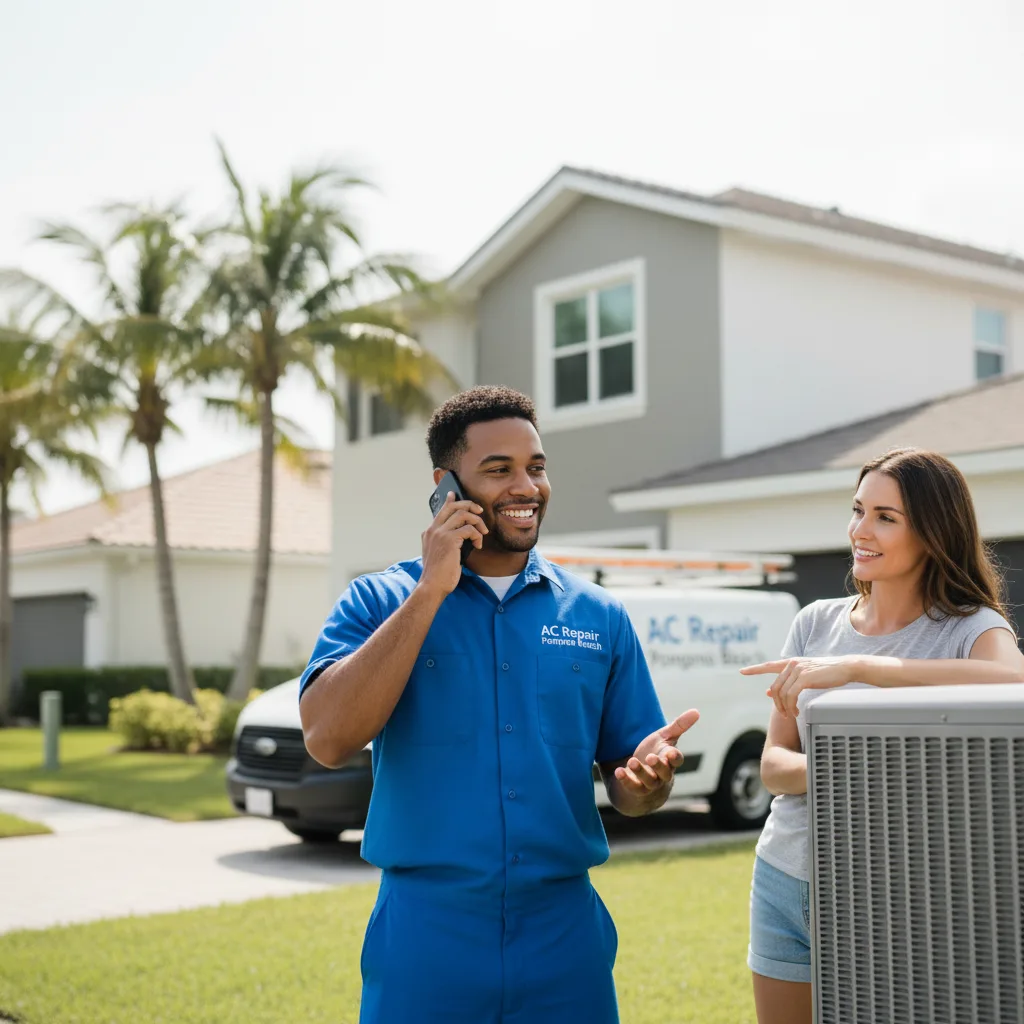 AC Repair Pompano Beach customer support in Redwood City